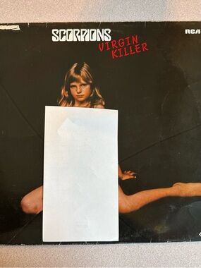 Scorpions "Virgin Killer" Vinyl Record - Black Cover